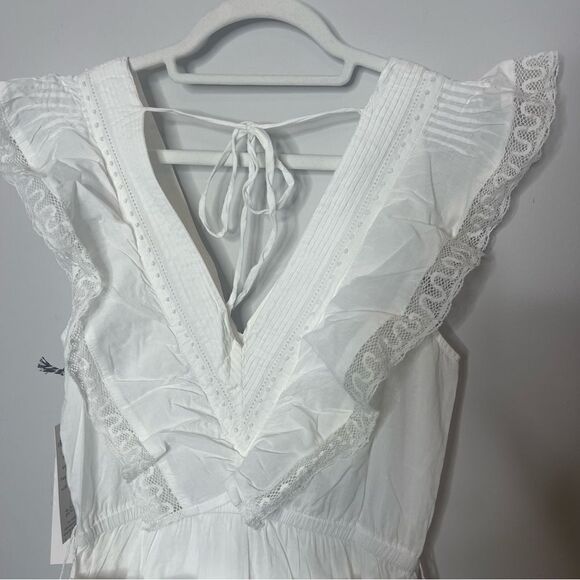 St Roche Wonderland white cotton dress NWT Size 4 - Picture 6 of 8